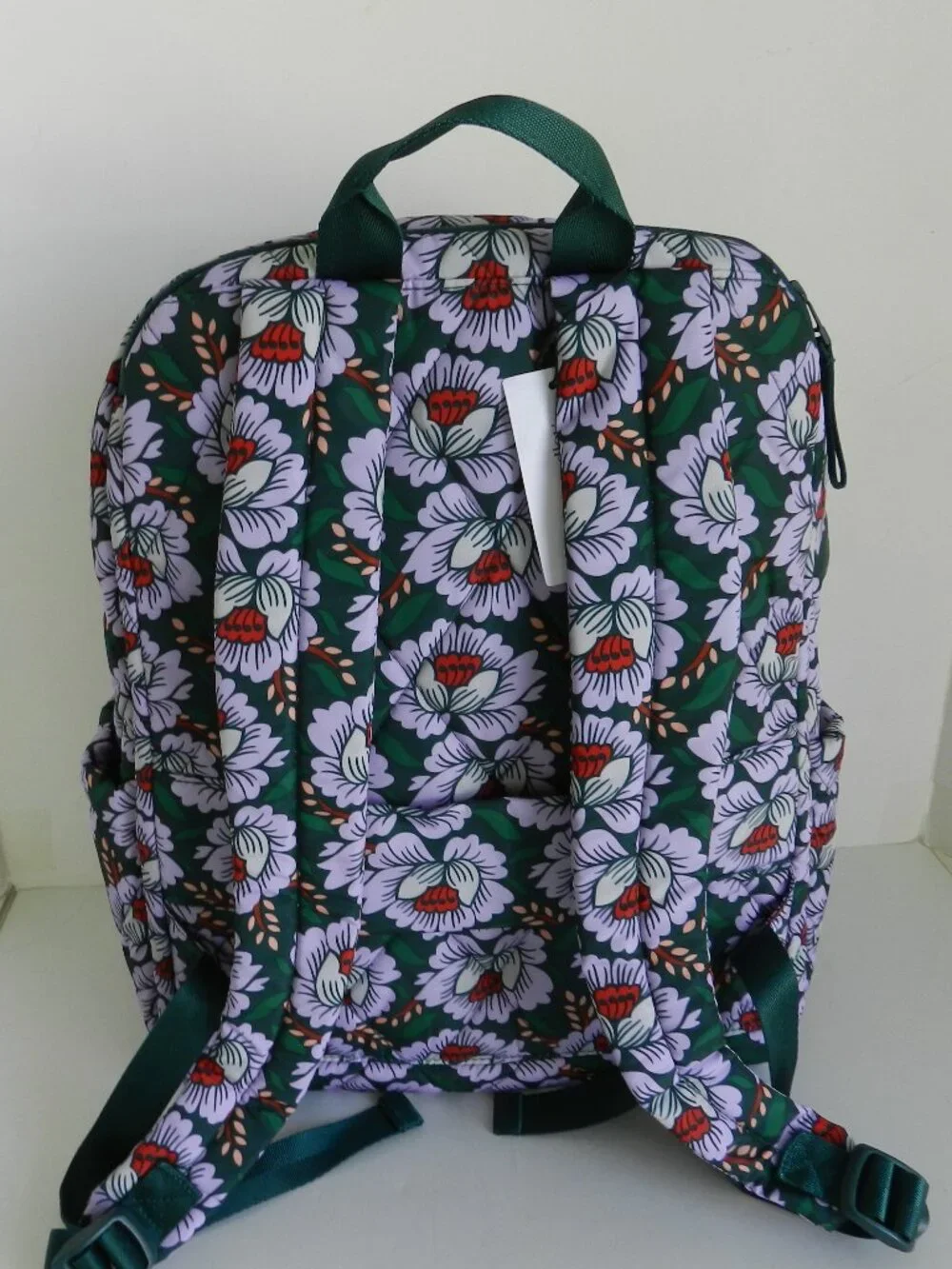 Vera Bradley Ultralight Essential LARGE Backpack Laptop Bag Floral
